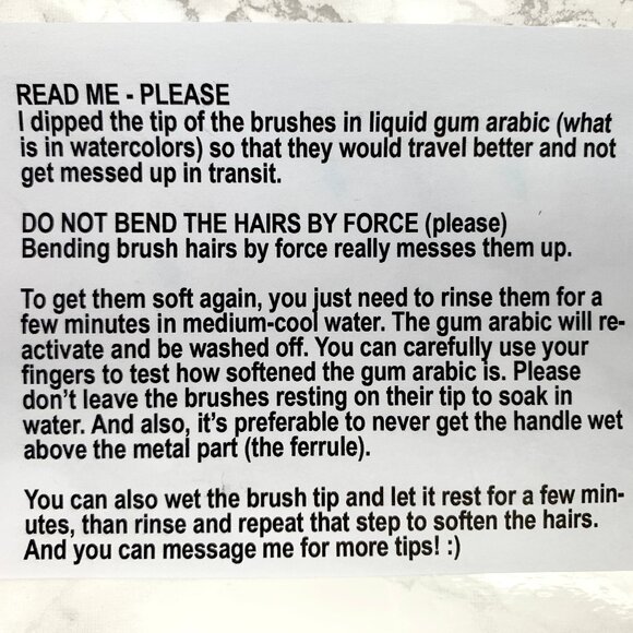 Two Fake Squirrel Hair Brushes - Picture 4 of 4